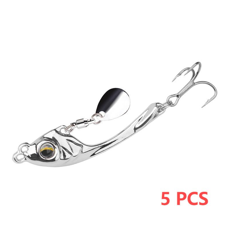 【5 τεμάχια】VIB Glitter Lure, ψεύτικο βιονικό δόλωμα