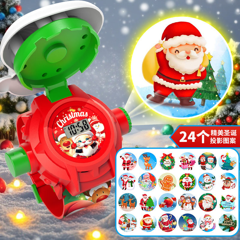 Παιδικό ρολόι προβολής δεινοσαύρων, 24 δυναμικές προβολές + εκμάθηση ώρας