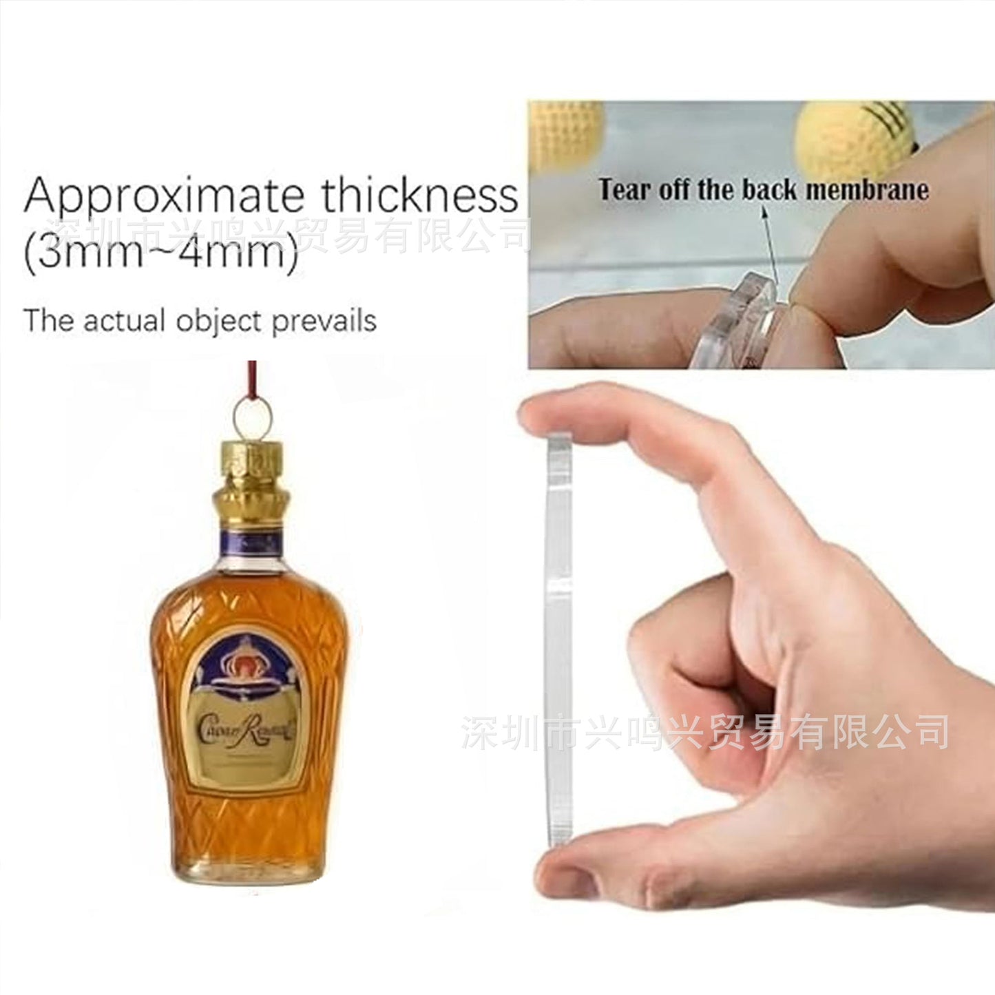 🔥Είδη με υψηλές πωλήσεις🔥【Σετ 24 τεμαχίων】2025 Whiskey Advent Calendar Ακρυλικό μπρελόκ για ουίσκι, κουτί τυφλού άφιξης