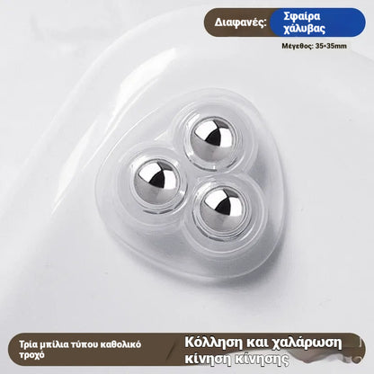 🔥1 σετ 10 τεμαχίων🔥🌟Τροχαλία περιστρεφόμενη 360°, ισχυρή φέρουσα ικανότητα, τροχαλία γενικής χρήσης για οικιακή χρήση✅