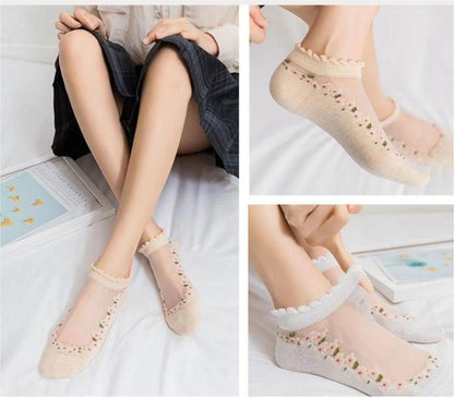 🔥Έκπτωση τελευταίας ημέρας -【7σε ζευγάρια】 καλοκαιρινές καλοκαιρινές κάλτσες που αναπνέουν Υλικό: βαμβάκι