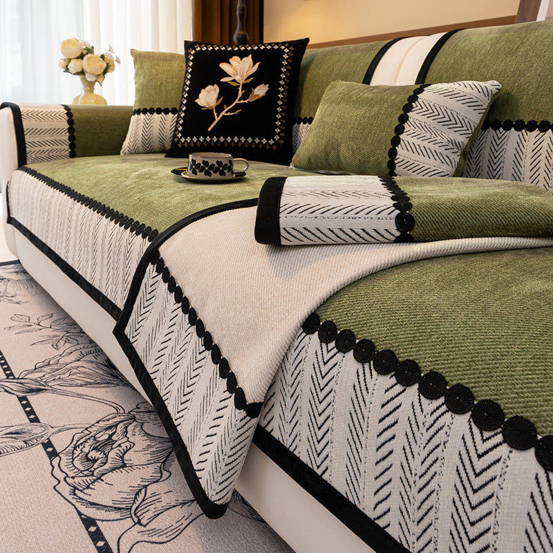 😍Ειδική προσφορά περιορισμένης διάρκειας🏠2026, νέο υψηλής ποιότητας μαξιλάρι καναπέ σε αντίκα στιλ, παντός καιρού, σταθερό αντιολισθητικό κάλυμμα