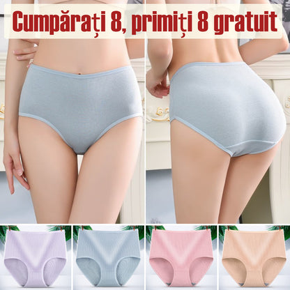 📣【8 τεμάχια】🔥LAST SALE DOWN 49%🔥Γυναικεία υγροσκοπικά αντιβακτηριδιακά εσώρουχα υψηλής ροήςi【40-100kg】