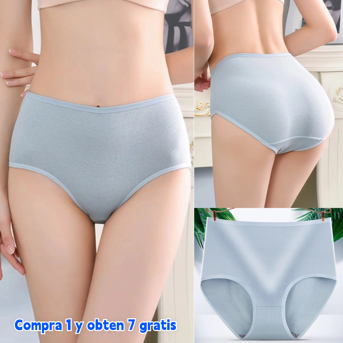 📣【8 τεμάχια】🔥LAST SALE DOWN 49%🔥Γυναικεία υγροσκοπικά αντιβακτηριδιακά εσώρουχα υψηλής ροήςi【40-100kg】