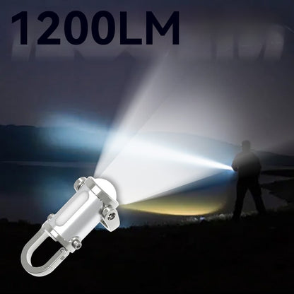 🔥 【Αγοράστε 1 και πάρτε 1 δωρεάν】🔥 Υπερβολικά φωτεινός, αδιάβροχος μίνι φακός μπρελόκ – ισχυρή απόδοση!