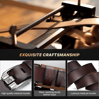 【Προσφορά Περιορισμένης Διάρκειας】 Ανδρική vintage ζώνη υψηλής ποιότητας, επιλεγμένο δέρμα αγελάδας μονής στρώσης, στιβαρή και ανθεκτική, απλή και κομψή!