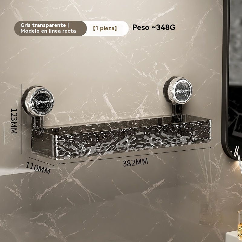 🍽️🧺🔥Αγοράστε ένα και πάρτε ένα δωρεάν🔥 Βάση αποθήκευσης με βεντούζα χωρίς τρυπήματα, κομψή κυματιστή βάση αποστράγγισης, κατάλληλη για κουζίνα και μπάνιο