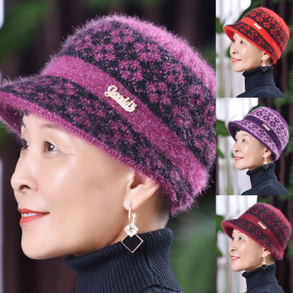 👒χειμώνας νέο μοντέρνο ζεστό βελούδινο καπέλο