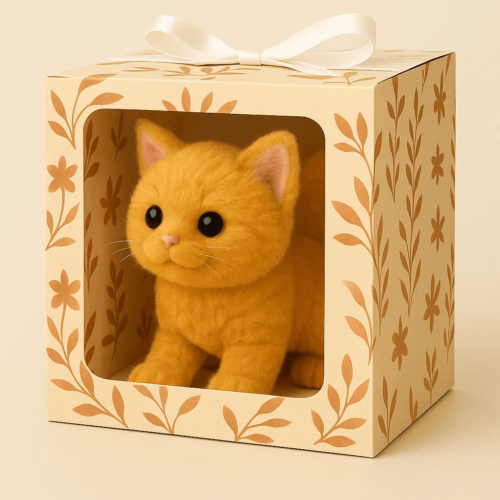 🟣🎁🐱Τα ρεαλιστικά μου παιχνίδια για γάτες: 🐾Φέρτε ατελείωτη χαρά και ζεστασιά.