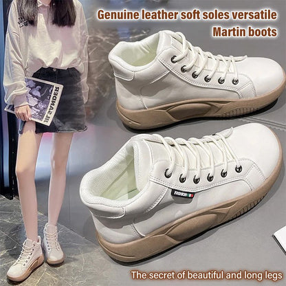 【Νέες Αφίξεις για Φθινόπωρο και Χειμώνα】Μπότες Martin Υψηλής Ποιότητας από Δέρμα