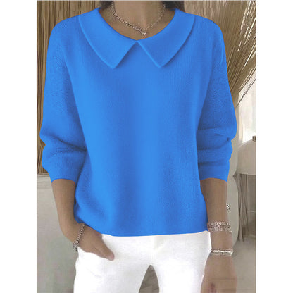 🔥【S-3XL】☃️【Νέα προϊόντα χειμώνα】Άνετο γυναικείο τοπ με μακρύ μανίκι και V-λαιμόκοψη – Ζεστό και στιλάτο