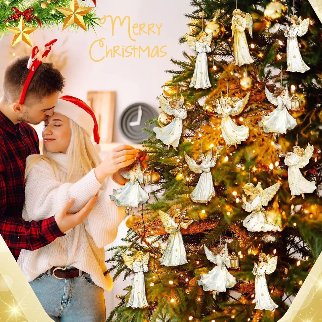 🎁Ξύλινο διακοσμητικό άγγελος Διακοσμητικά για το σπίτι