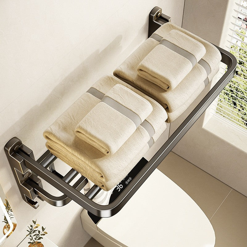 Οργανωτής πετσετών τοποθετημένος στον τοίχο, δεν απαιτείται τρύπημα