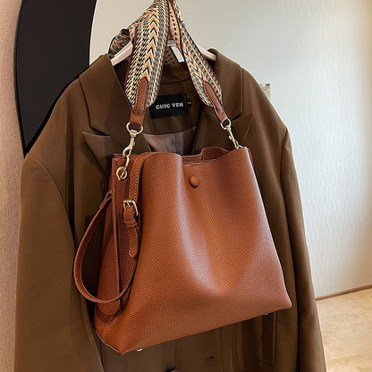 🔥【Χαμηλότερη τιμή για περιορισμένο χρονικό διάστημα】🔥Μεγάλης χωρητικότητας vintage τσάντα ώμου από μαλακό δέρμα