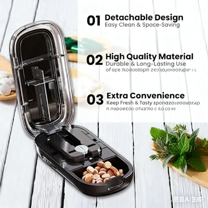 🔥【Χαμηλή τιμή για περιορισμένο χρονικό διάστημα】👍🌈Φορητό κουτί για κοπή χαπιών