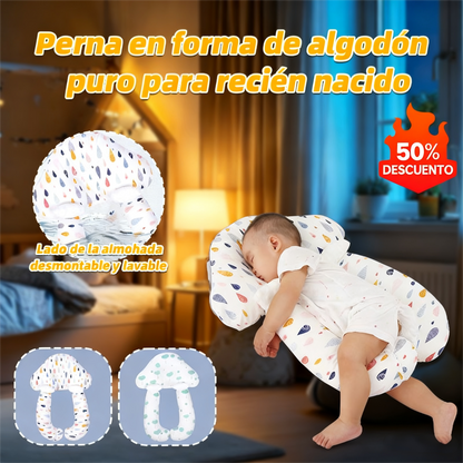 👶Μαξιλάρι από καθαρό βαμβάκι για νεογέννητα μωρά