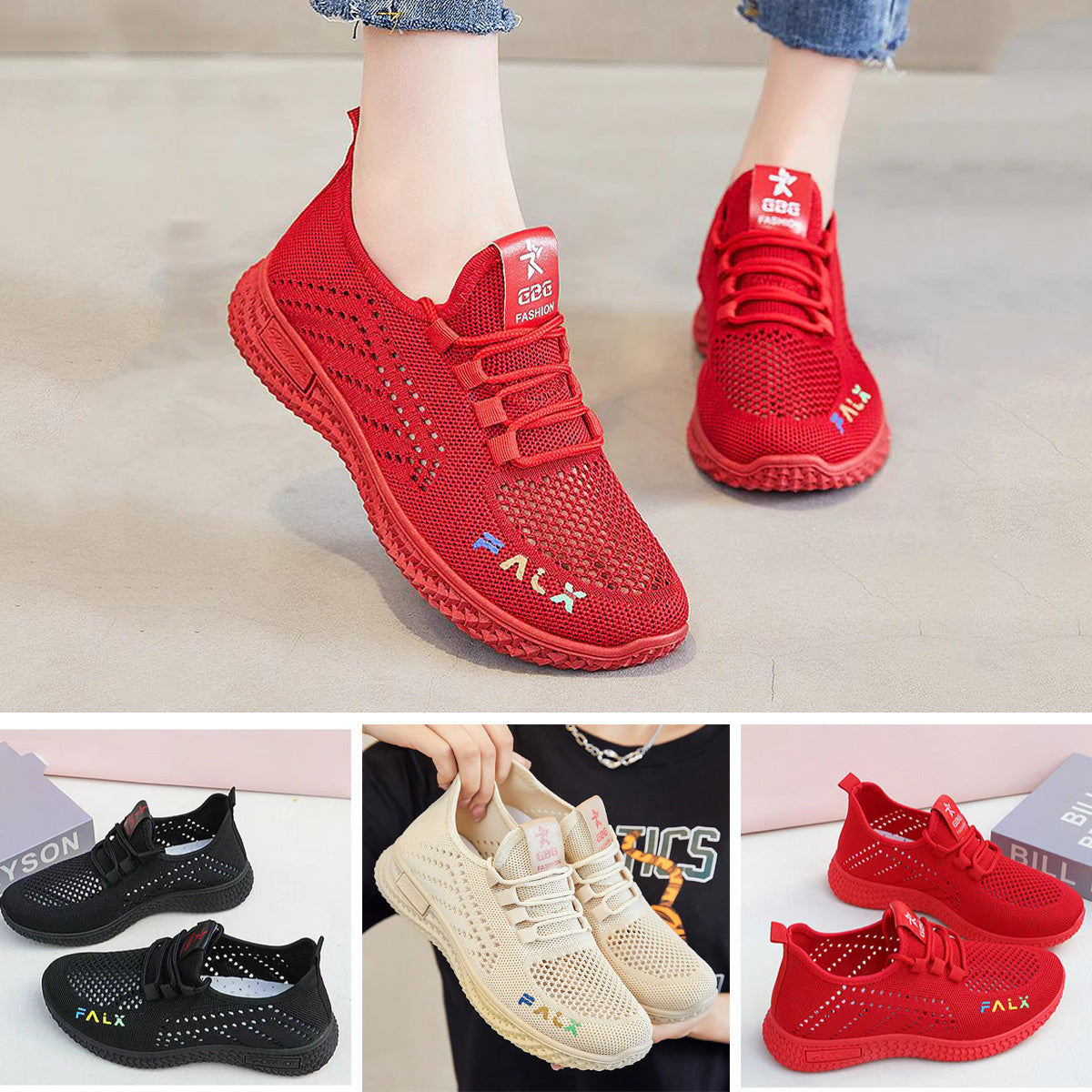 🔥🔥【35-40】😍 2025 Γυναικεία αθλητικά παπούτσια από δίχτυ που αναπνέουν