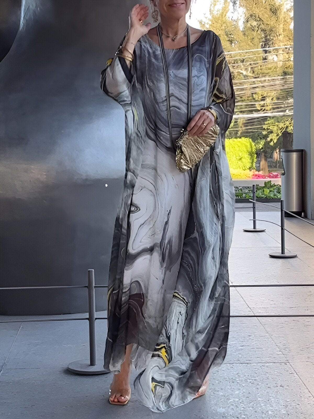 🥰【S-5XL】Νέο, άνετο και μοντέρνο ανοιξιάτικο και καλοκαιρινό πουά τούλι φόρεμα