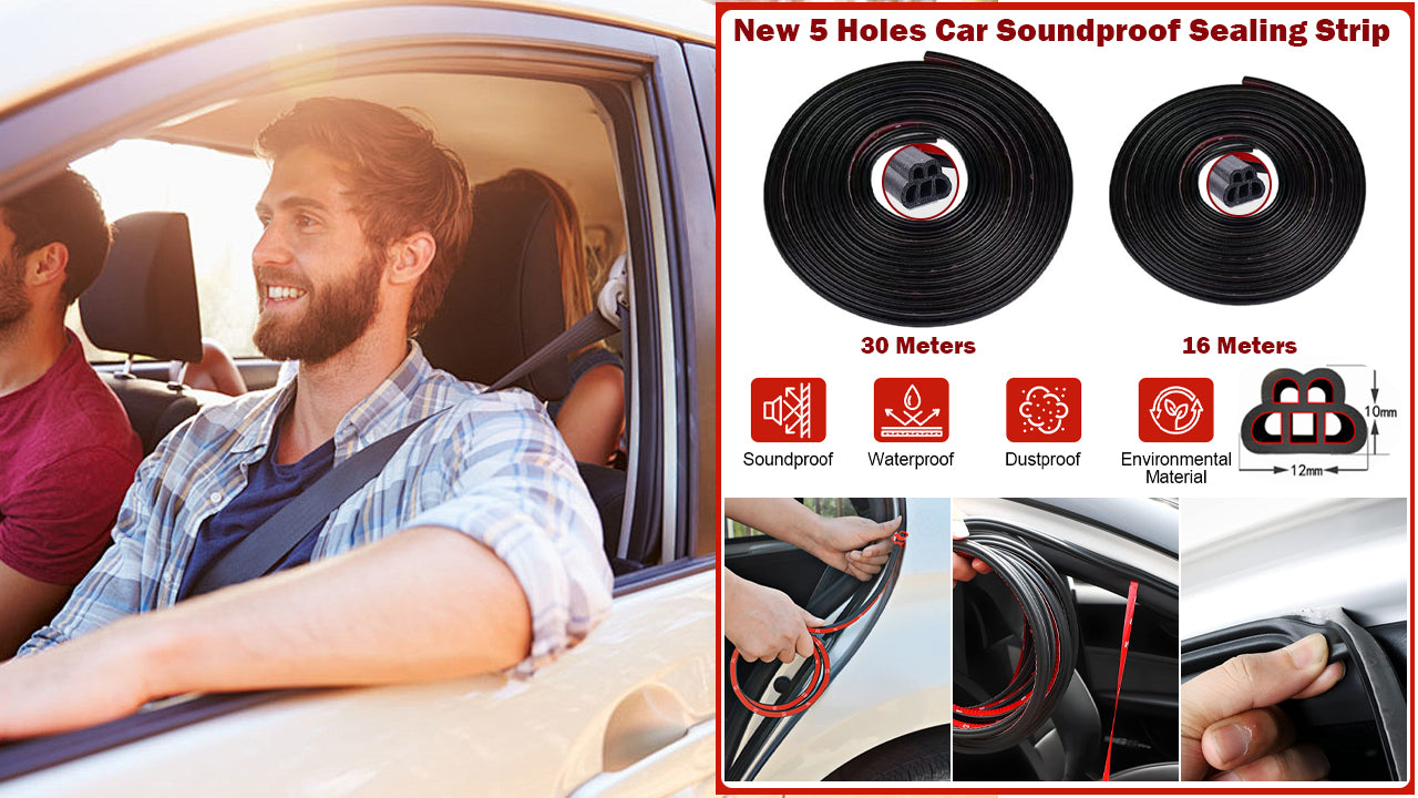【16m】 Νέα ταινία ηχομόνωσης αυτοκινήτου 5 οπών