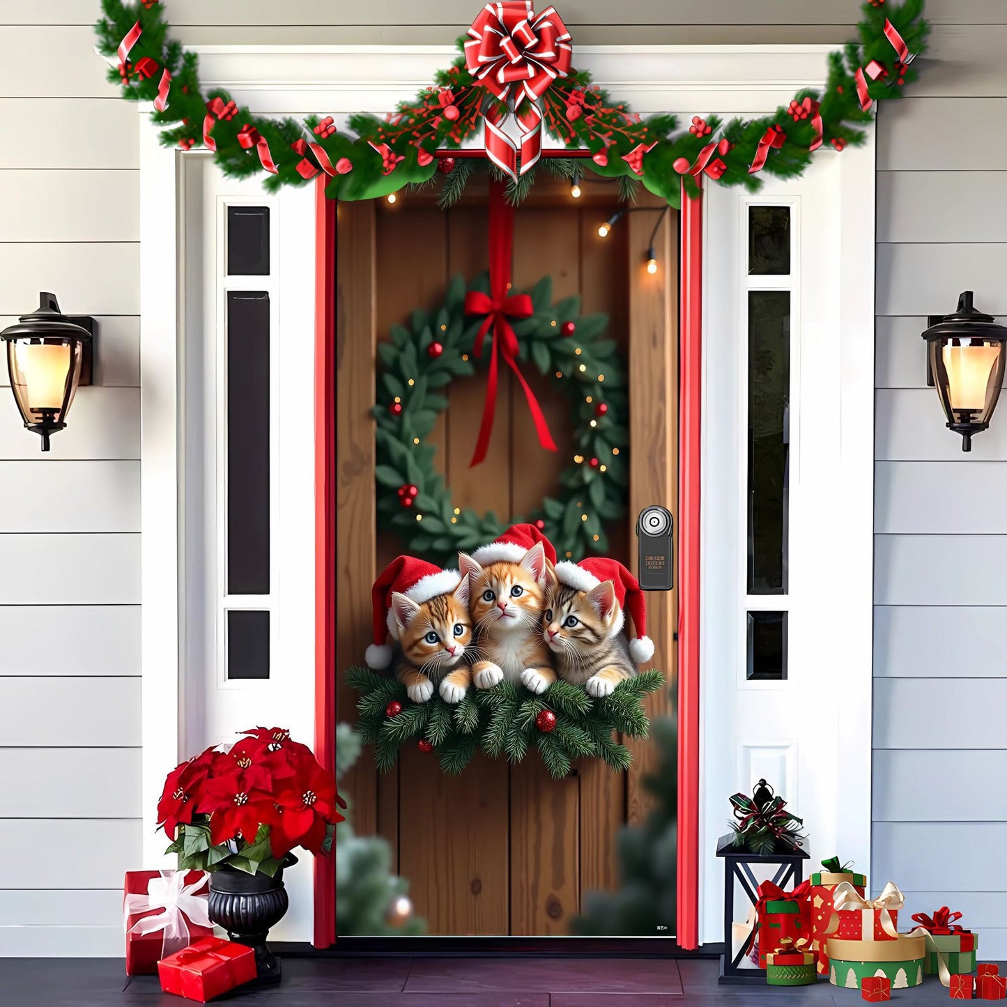 🎄Προσφορά Πρώιμης Κράτησης Χριστουγέννων: 🎅Χριστουγεννιάτικες Διακοσμήσεις Πόρτας🎅 Προσφορά Χαμηλής Τιμής