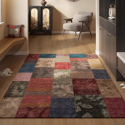 🔥✨【80*120CM】Πατάκι εισόδου περσικού τύπου, αντιολισθητικό και ανθεκτικό στη σκόνη, από κρυστάλλινο βελούδο.