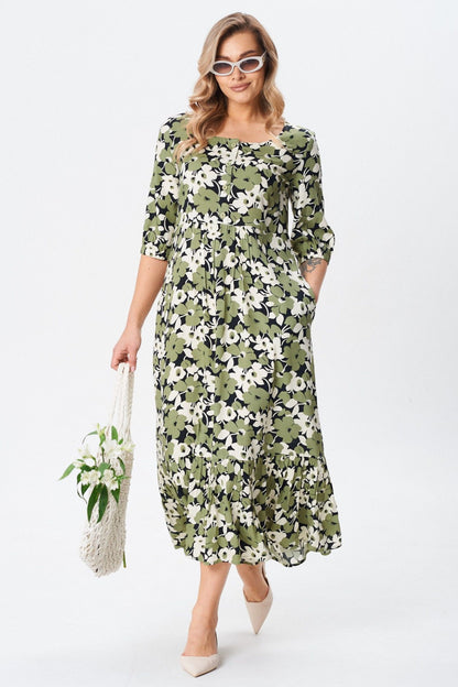 🔥【S-5XL】👗Casual βαμβακερό φόρεμα, συν μεγέθη | Άνετο, ευάερο, ιδανικό για το καλοκαίρι