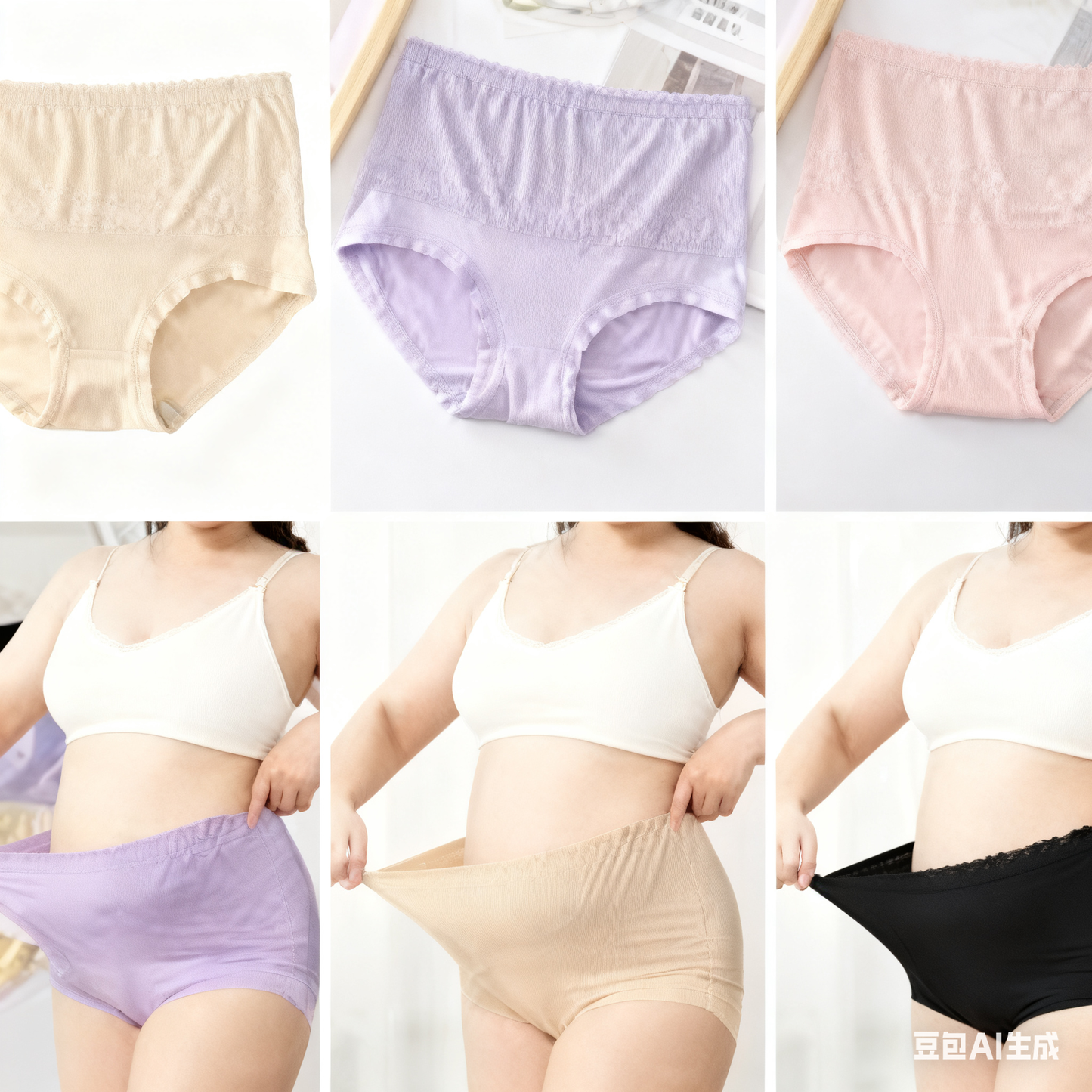 🔥【4 τεμάχια】Τελευταία ημέρα σούπερ εκπτώσεων-2024 νέα βελτιωμένα εσώρουχα υψηλής μέσης αδιάβροχα*4