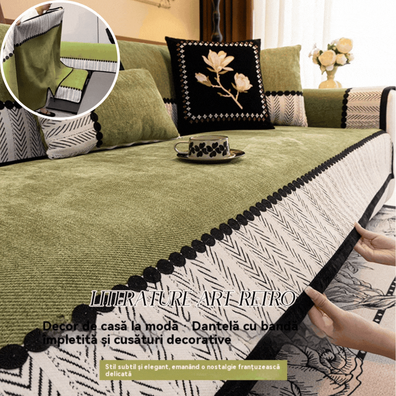 😍Ειδική προσφορά περιορισμένης διάρκειας🏠2026, νέο υψηλής ποιότητας μαξιλάρι καναπέ σε αντίκα στιλ, παντός καιρού, σταθερό αντιολισθητικό κάλυμμα