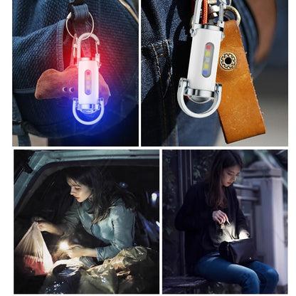 🔥 【Αγοράστε 1 και πάρτε 1 δωρεάν】🔥 Υπερβολικά φωτεινός, αδιάβροχος μίνι φακός μπρελόκ – ισχυρή απόδοση!