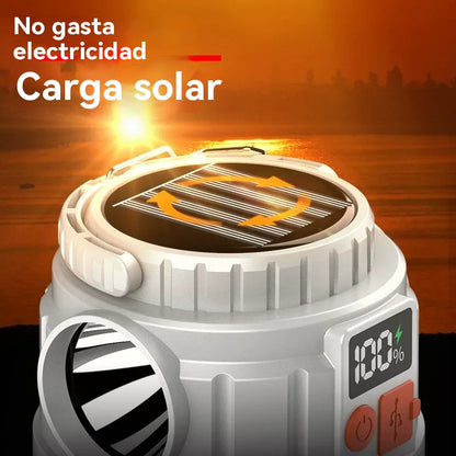 🎁🏕️🌞🔥Αγοράστε 1 και πάρτε 2 δωρεάν🔥Εξωτερικό πολυλειτουργικό ηλιακό φως LED με επαναφορτιζόμενη ψηφιακή οθόνη έκτακτης ανάγκης για κάμπινγκ