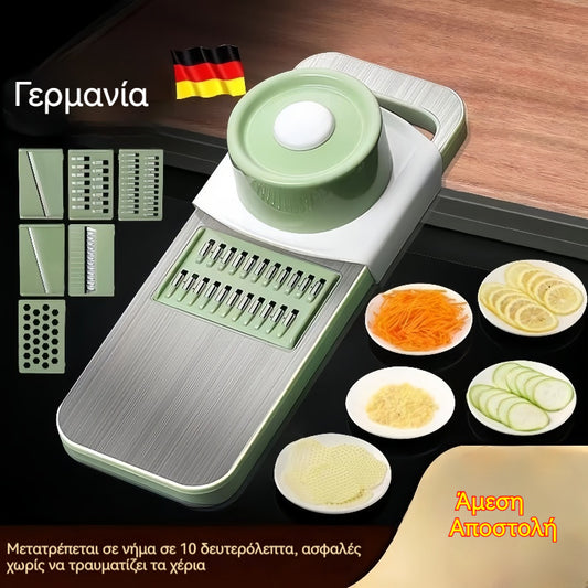 🔥【Φθηνά, δημοφιλή είδη】🔥Πολυλειτουργικός τρίφτης λαχανικών οικιακός τρίφτης πατάτας κουζίνας από ανοξείδωτο χάλυβα χοντρός τρίφτης σύρματος κοπής