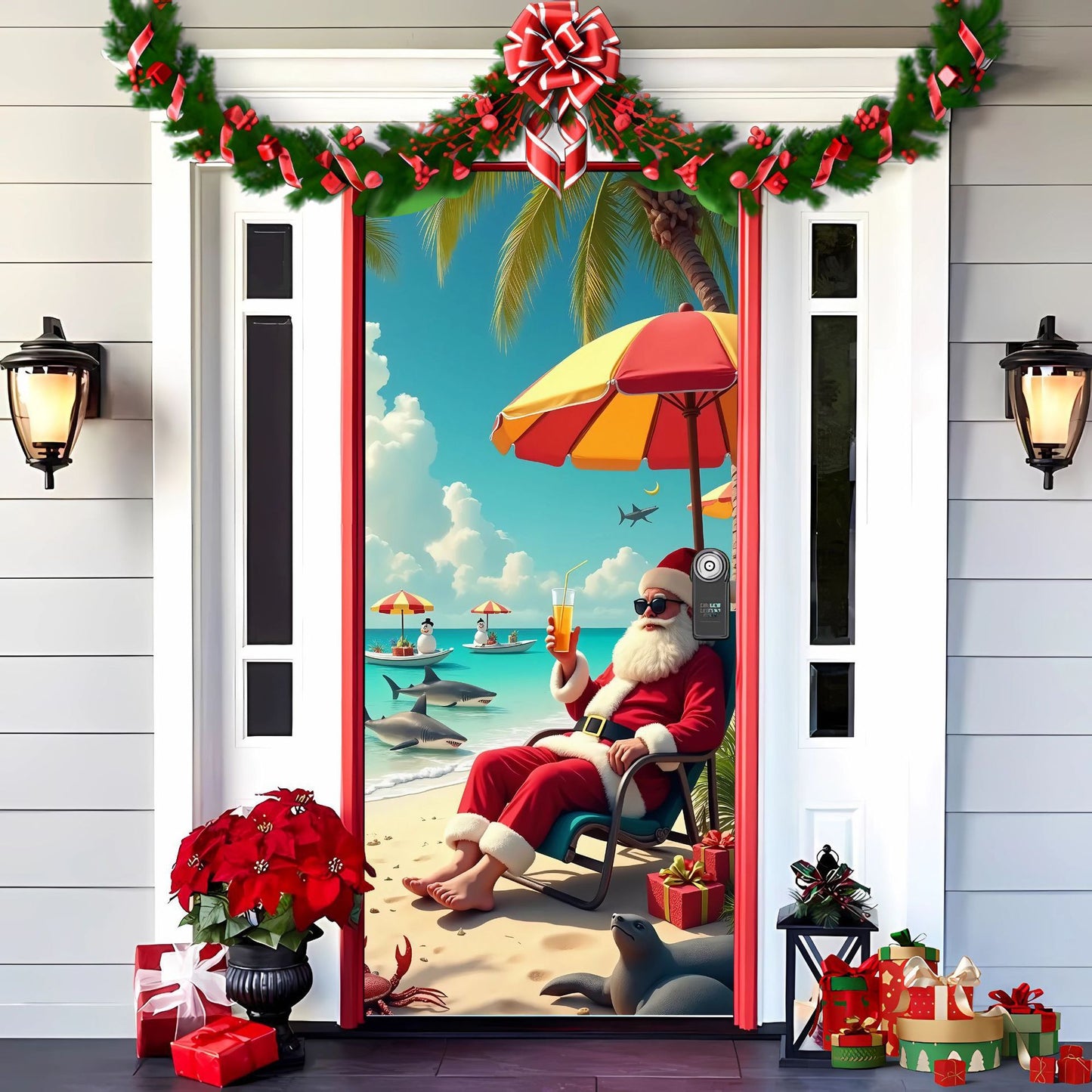 🎄Προσφορά Πρώιμης Κράτησης Χριστουγέννων: 🎅Χριστουγεννιάτικες Διακοσμήσεις Πόρτας🎅 Προσφορά Χαμηλής Τιμής