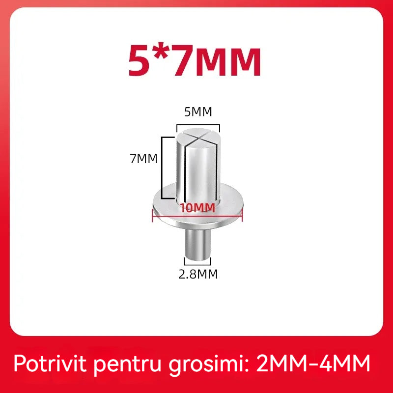 【100/200/300 τεμ】🔧 Πριτσίνια αλουμινίου με δυνατότητα επέκτασης με σφυρί – γρήγορη και ασφαλής στερέωση χωρίς κόπο!🔩