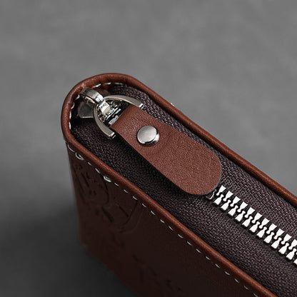 😍Ειδική προσφορά🔥【Αγοράστε 1 και πάρτε 1 δωρεάν】🔥Αυτό το νέο ανδρικό κοντό πορτοφόλι με φερμουάρ σε ρετρό στιλ είναι μοντέρνο και κομψό.