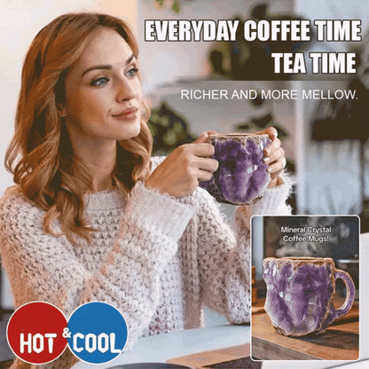 🥰【Αγοράστε 1, πάρτε 1 δώρο】[Υγεία + Κοντά στη φύση] Φλιτζάνι καφέ από ορυκτό κρύσταλλο