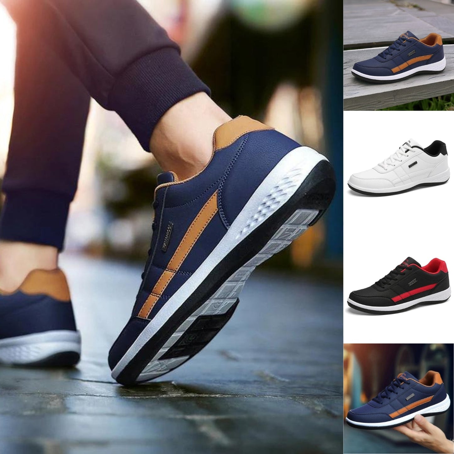 🔥👞【Προσφορά αλλαγής σεζόν】✨【38-48】Νέα ανδρικά ορθοπεδικά άνετα δερμάτινα παπούτσια