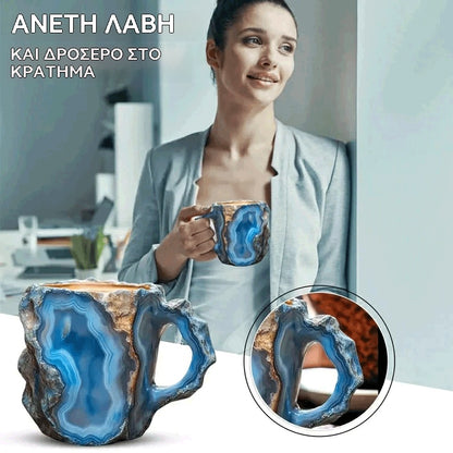 🥰【Αγοράστε 1, πάρτε 1 δώρο】[Υγεία + Κοντά στη φύση] Φλιτζάνι καφέ από ορυκτό κρύσταλλο