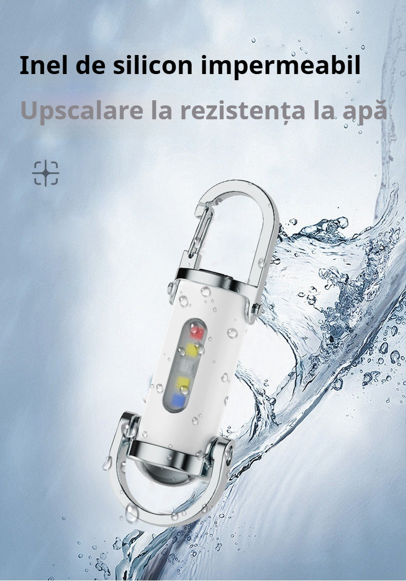 🔥 【Αγοράστε 1 και πάρτε 1 δωρεάν】🔥 Υπερβολικά φωτεινός, αδιάβροχος μίνι φακός μπρελόκ – ισχυρή απόδοση!