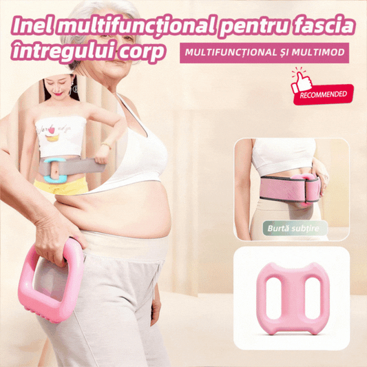 🔥🧘‍♀️🏋️‍♀️Νέος δακτύλιος μασάζ περιτονίας για καύση λίπους, επαγγελματικός δακτύλιος μείωσης λίπους μίνι γιόγκα με σιωπηλές δονήσεις