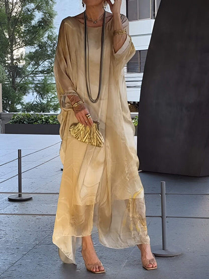 🥰【S-5XL】Νέο, άνετο και μοντέρνο ανοιξιάτικο και καλοκαιρινό πουά τούλι φόρεμα