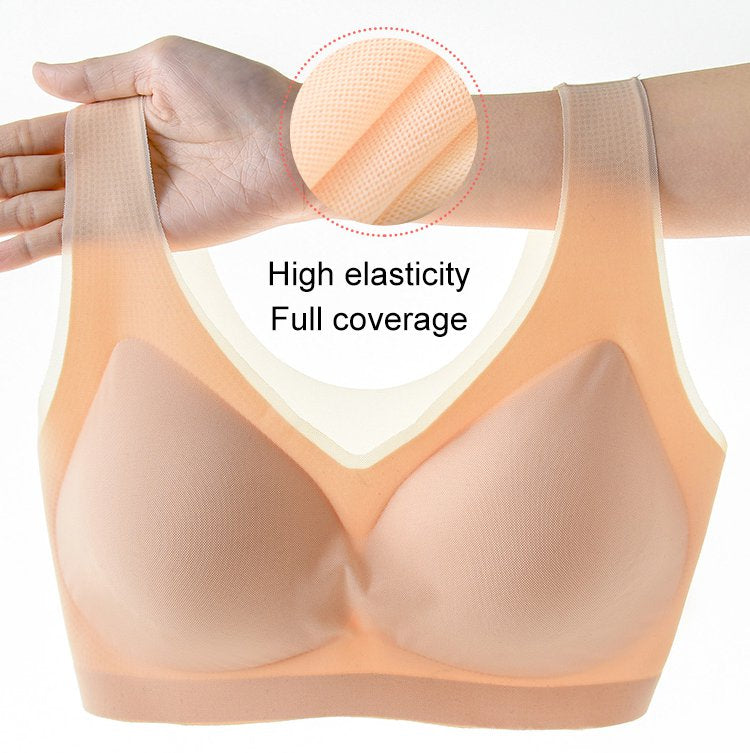 [M-5XL] Εξαιρετικά λεπτό σουτιέν χωρίς ραφή Ice Silk【Πακέτα με έκπτωση】