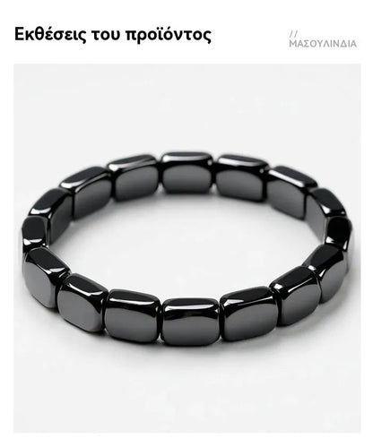 【Αγοράστε 1 και πάρτε 1 δωρεάν】🔥Ενεργειακό βραχιόλι με αιματίτη και μαύρο όνυχα｜Ανακτήστε τη δύναμή σας και την ανδρική σας αυτοπεποίθηση