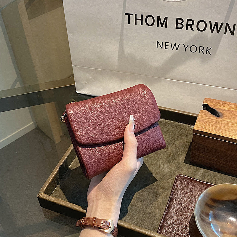 🔥✨⏰Πορτοφόλι Unisex από γνήσιο δέρμα Pebble με προστασία RFID🔥