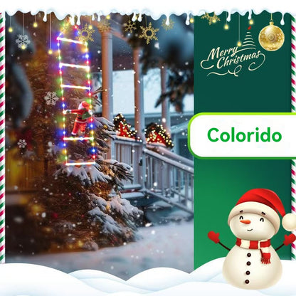 🌲🎅Φως σκάλας LED Άγιου Βασίλη - Ηλιακή και USB τροφοδοτούμενη χριστουγεννιάτικη διακόσμηση εξωτερικού και εσωτερικού χώρου