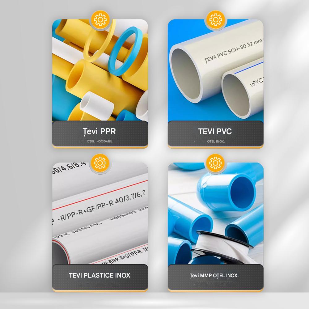 🛠️【Σετ εργαλείων για άνοιγμα εσωτερικού + εξωτερικού σπειρώματος】Κατάλληλο για πλαστικούς σωλήνες νερού PPR και PVC 1/2 και 3/4 ίντσες.