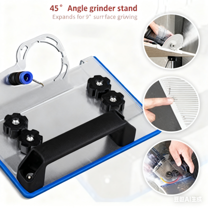 🔥👍Γωνιακός μύλος βάσης για κοπή πλακιδίων σε λοξότμηση 45°, γωνιακός μύλος βάσης για κοπή πλακιδίων για γωνιακούς μύλους τύπου 100 (Χρώμα: 1 τεμ.)