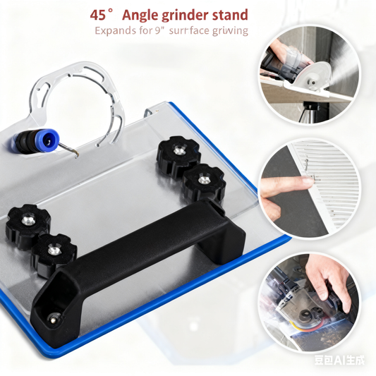🔥👍Γωνιακός μύλος βάσης για κοπή πλακιδίων σε λοξότμηση 45°, γωνιακός μύλος βάσης για κοπή πλακιδίων για γωνιακούς μύλους τύπου 100 (Χρώμα: 1 τεμ.)