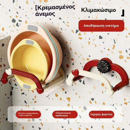🔥【Αγοράστε 1 Πάρτε 1 Δωρεάν】🔥Πτυσσόμενη βάση νιπτήρα τοίχου (δεν απαιτείται τρύπημα), βάση αποχέτευσης μπάνιου