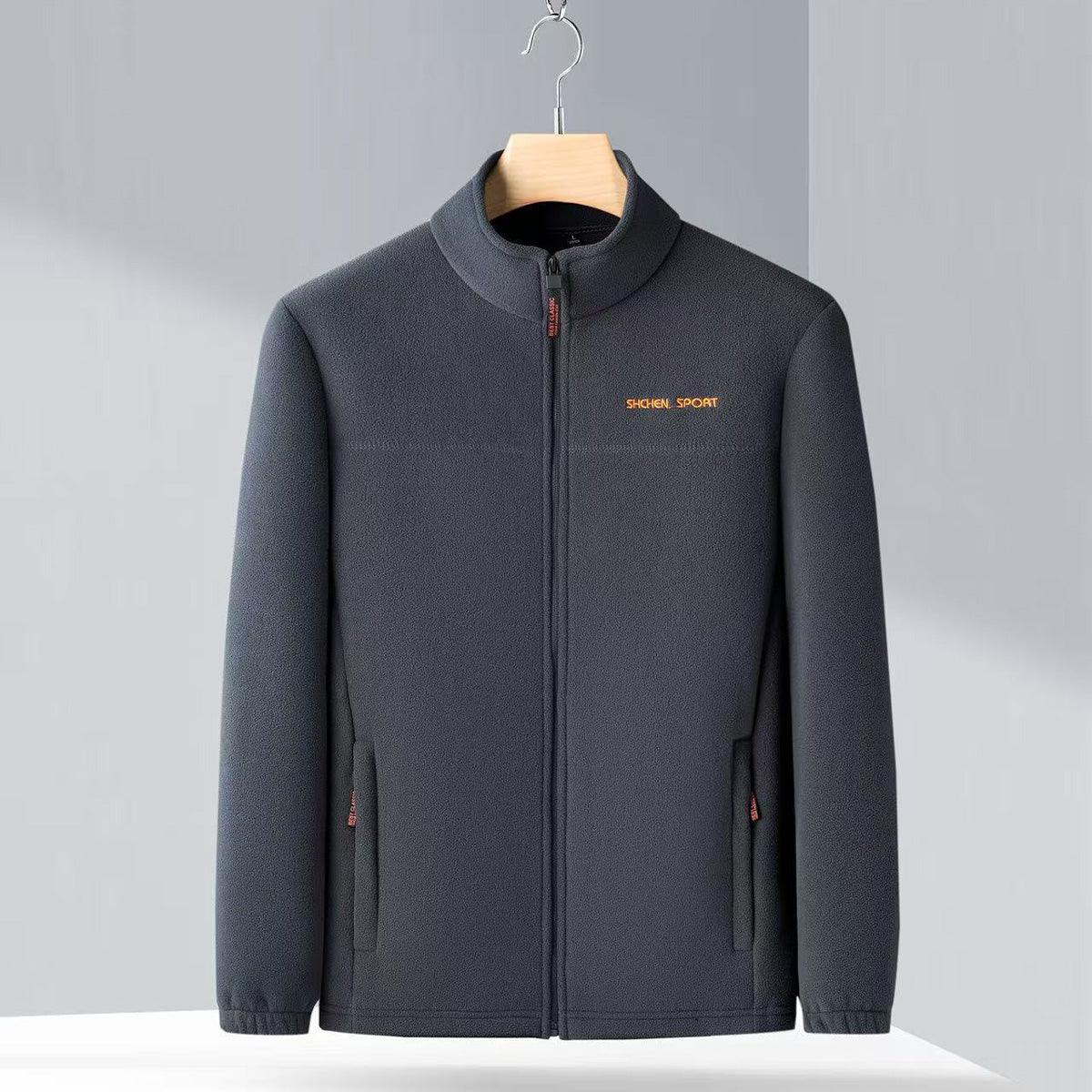 🧥🍂🔥Αγοράστε 1 και πάρτε 1 δωρεάν🔥Ανδρικό Φθινοπωρινό και Χειμερινό Φλις Μπουφάν Polar, Φλις Μπουφάν με Ψηλό Γιακά για Νέους και Μεσήλικες Άνδρες