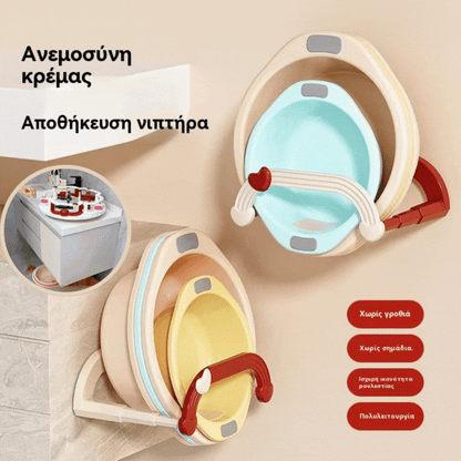 🔥【Αγοράστε 1 Πάρτε 1 Δωρεάν】🔥Πτυσσόμενη βάση νιπτήρα τοίχου (δεν απαιτείται τρύπημα), βάση αποχέτευσης μπάνιου